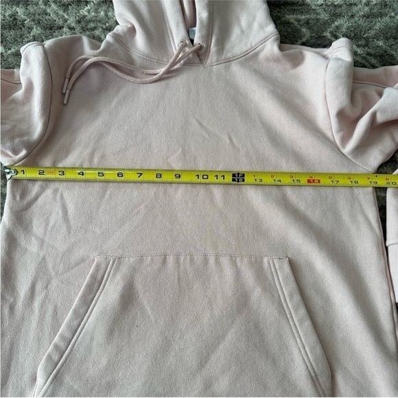 Athleta Retroplush II Hoodie Orchid Pink Pullover Sweatshirt - Picture 11 of 12